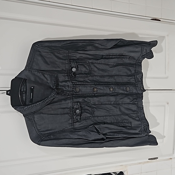 Women's Snap Denim Jacket - Picture 1 of 3